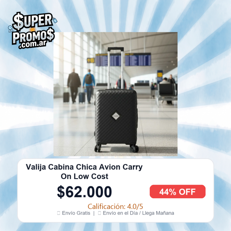 Valija Cabina Chica Avion Carry On Low Cost